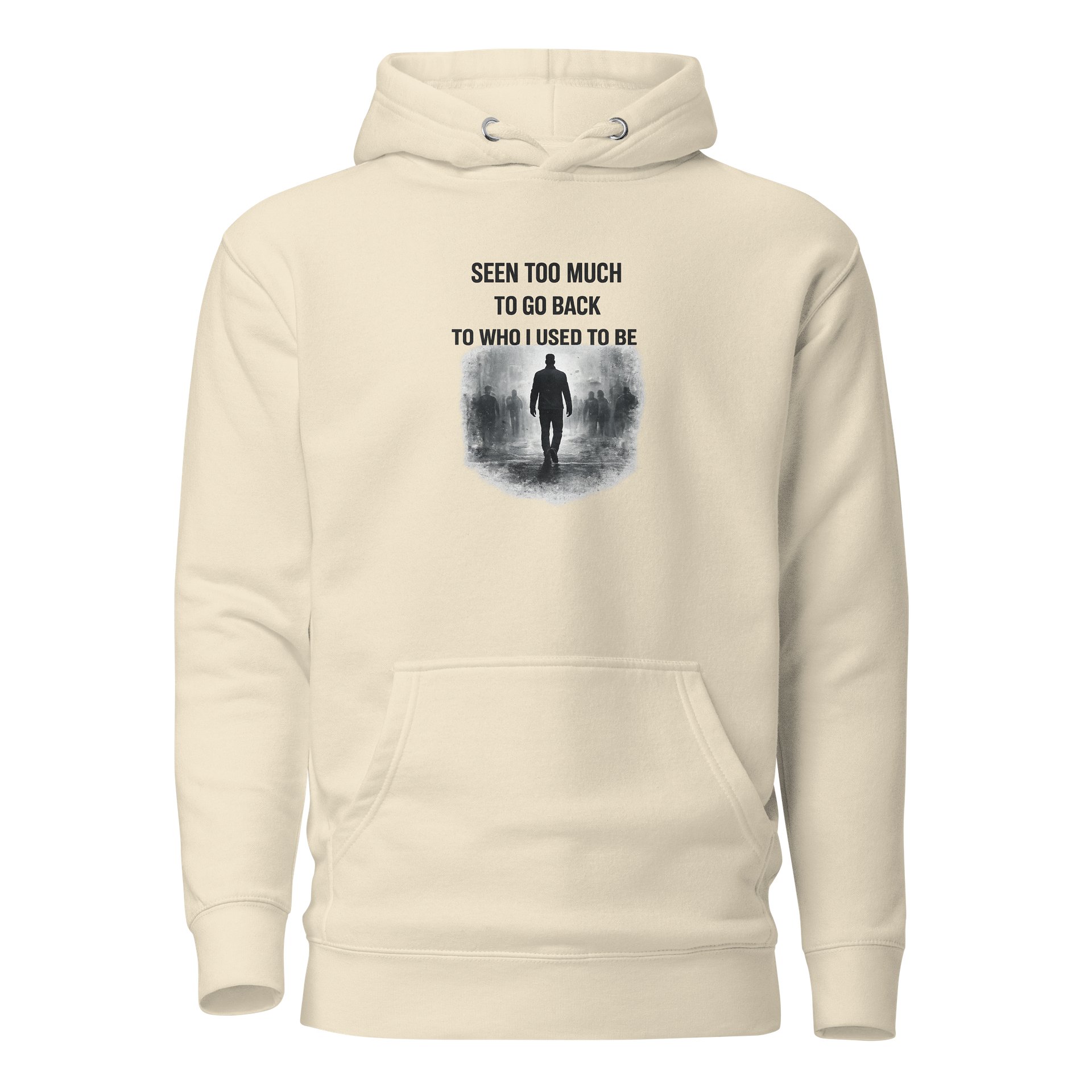 Seen Too Much” Statement Hoodie product image (2)