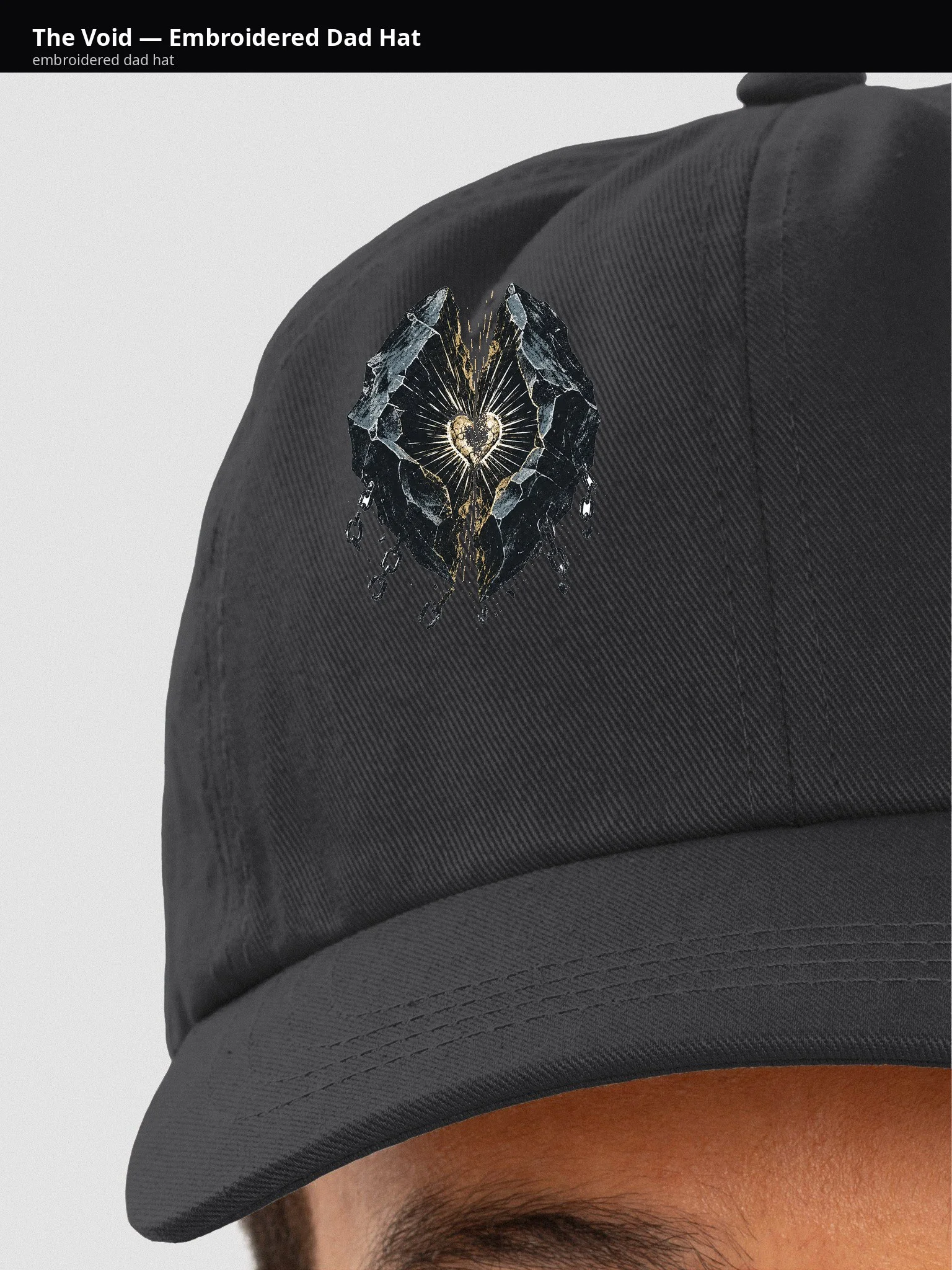 The Void — Embroidered Dad Hat - 8swLZA