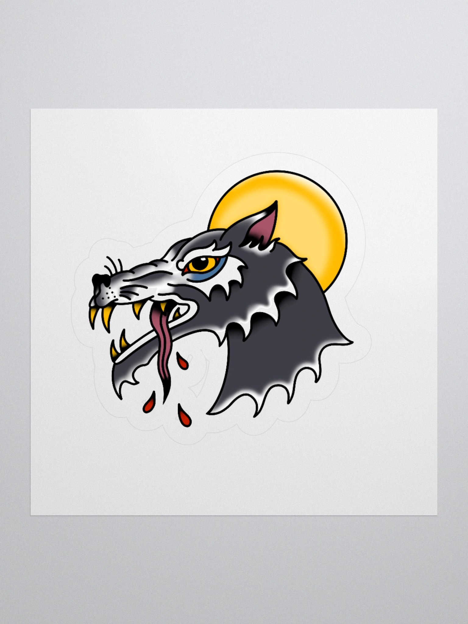 Chris The Werewolf Sticker product image (1)