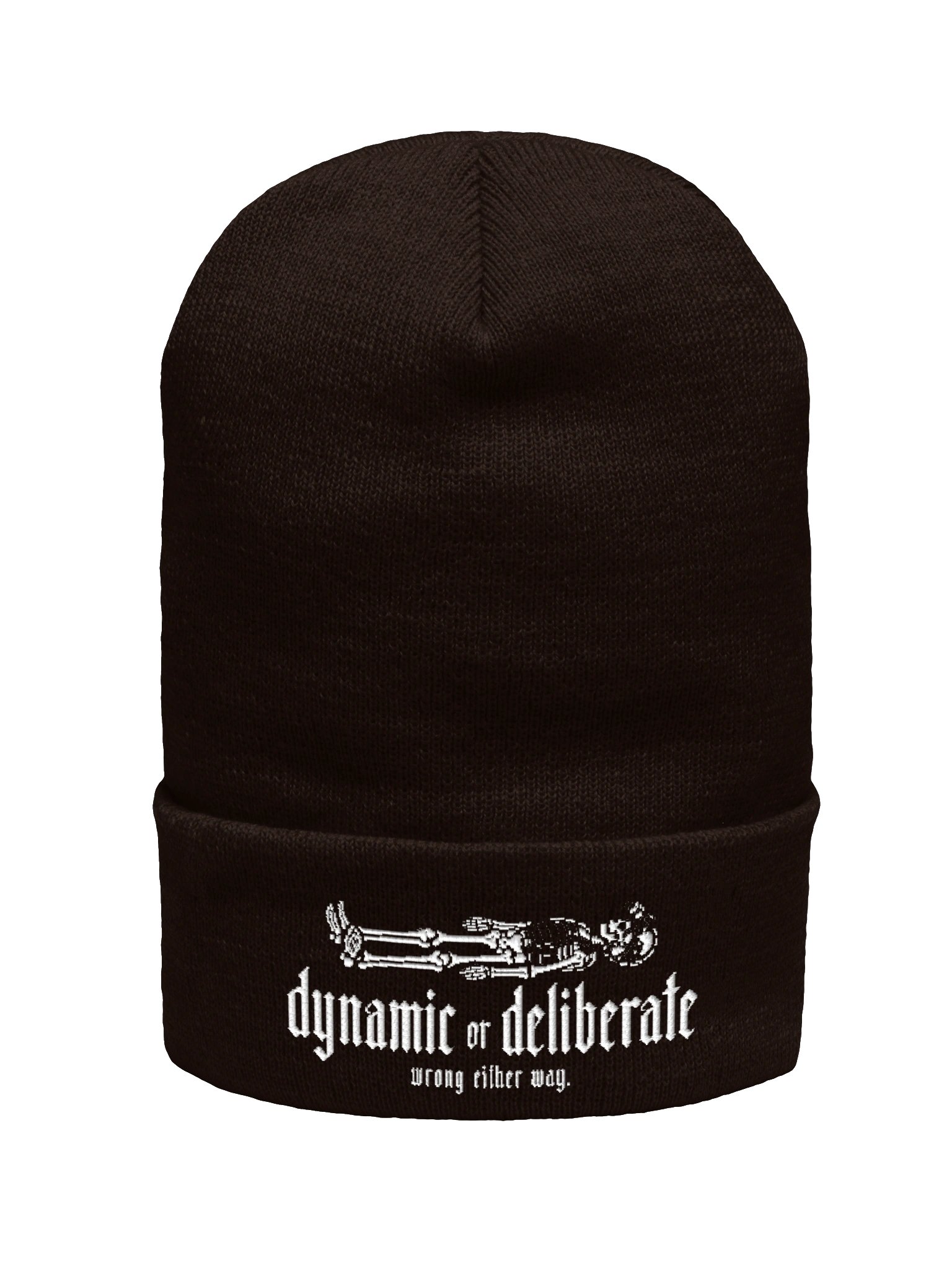 Dynamic or Deliberate Beanie product image (1)