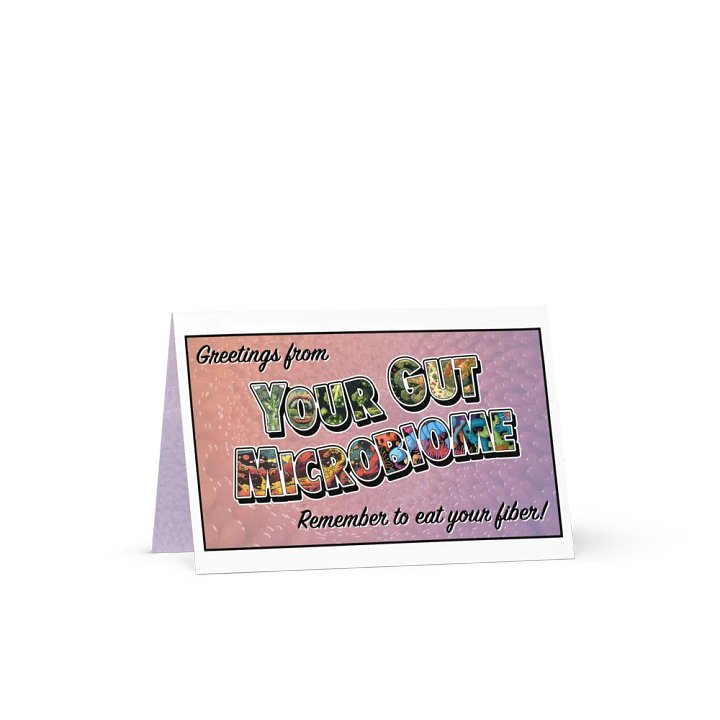 Greetings from your gut microbiome (postcard) product image (1)