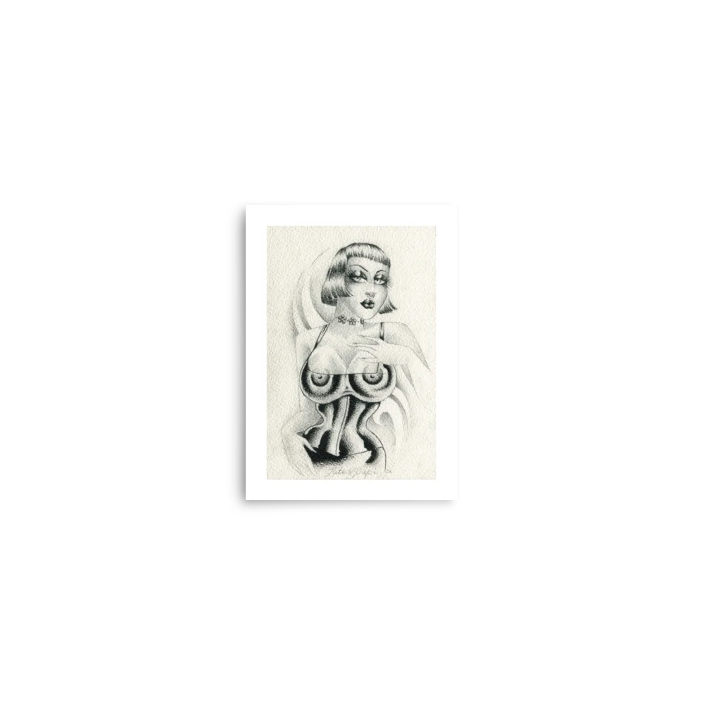 Big TT goth gf #1 print product image (1)
