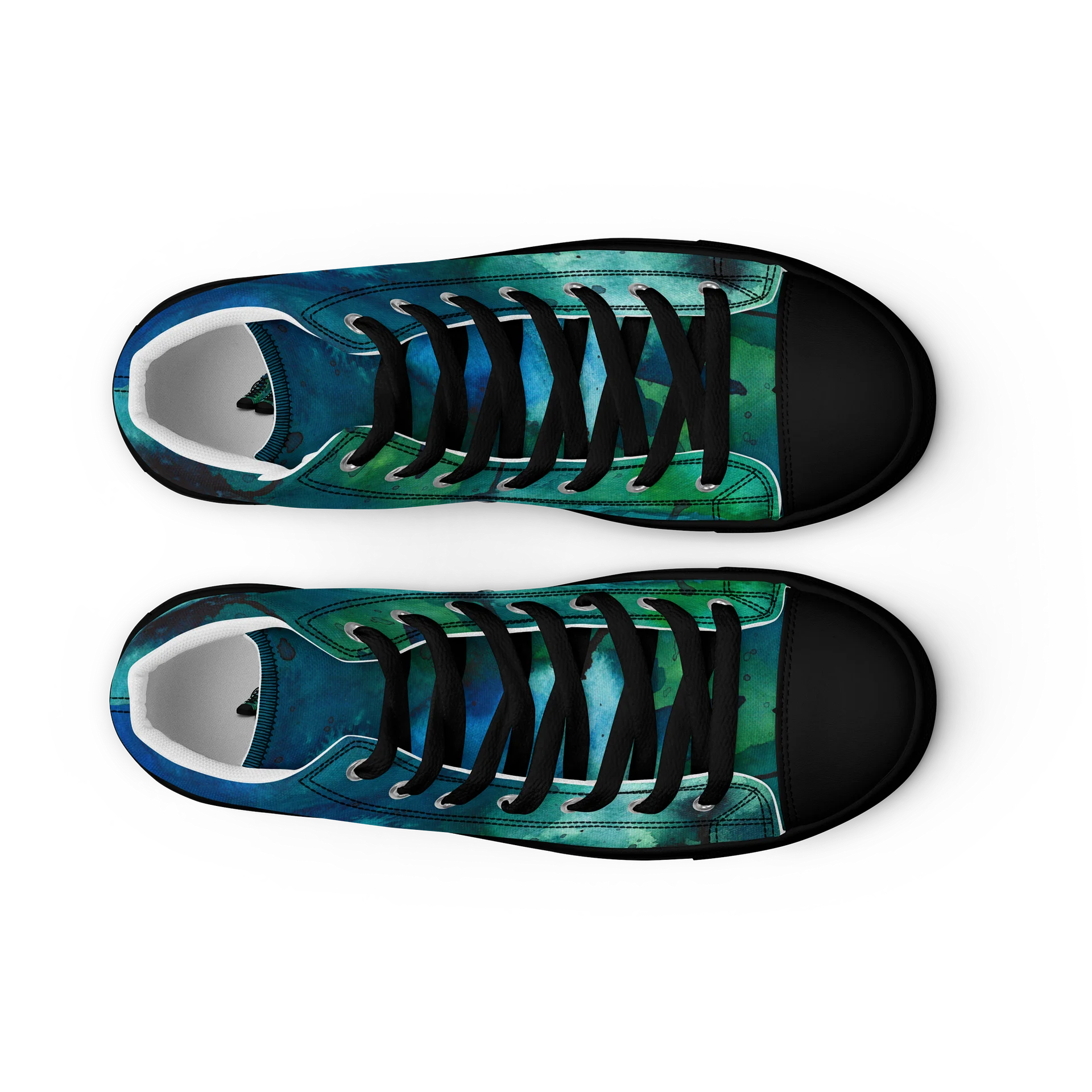 Coherence - Women's Unique Canvas Shoes with Watervolour Design product image (9)