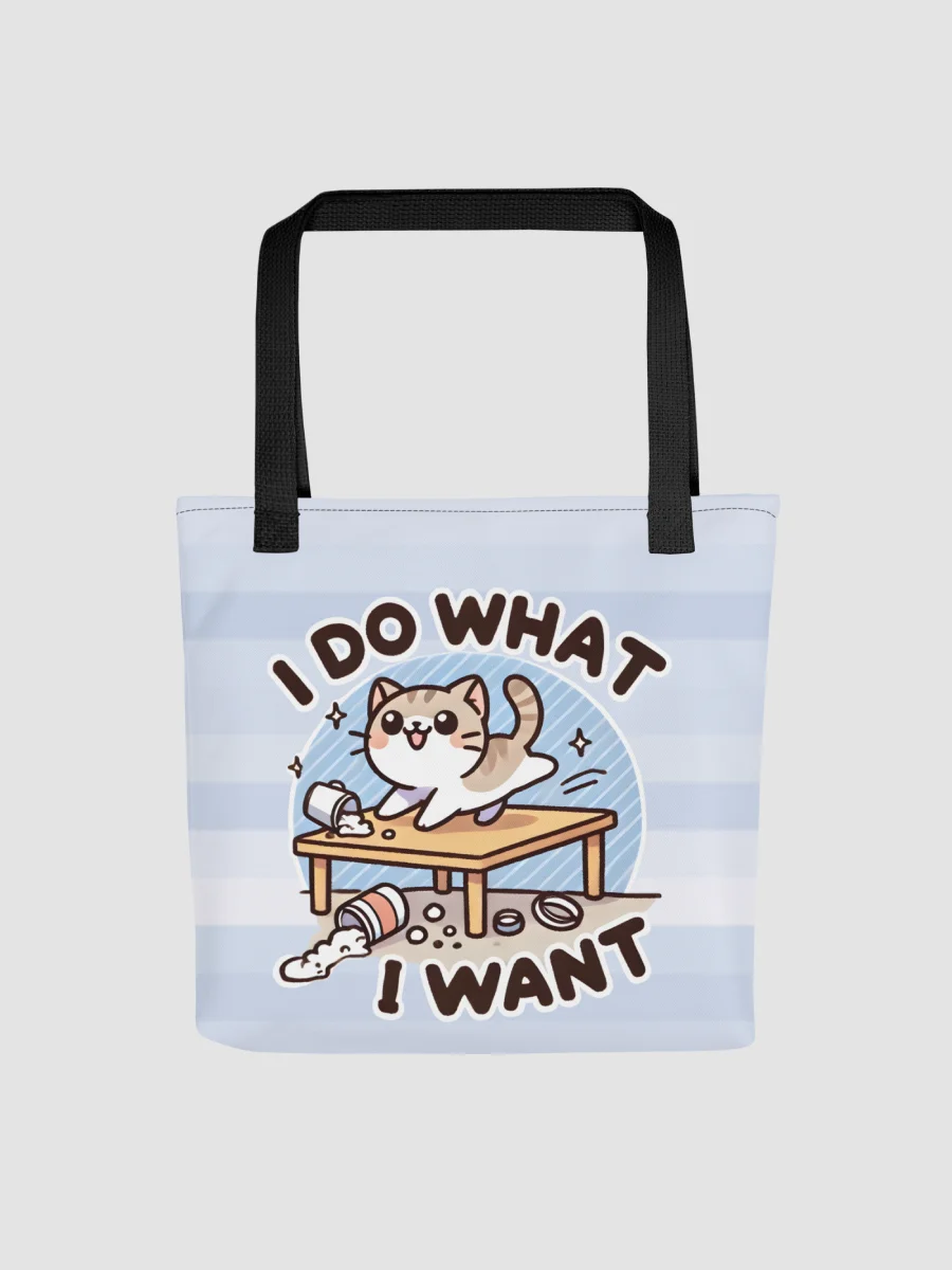 I Do What I Want Tote Bag – Stripes product image (4)
