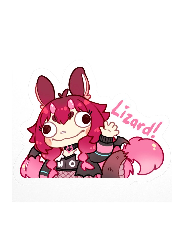 Kaimeriss 'LIZARD!' Sticker product image (1)