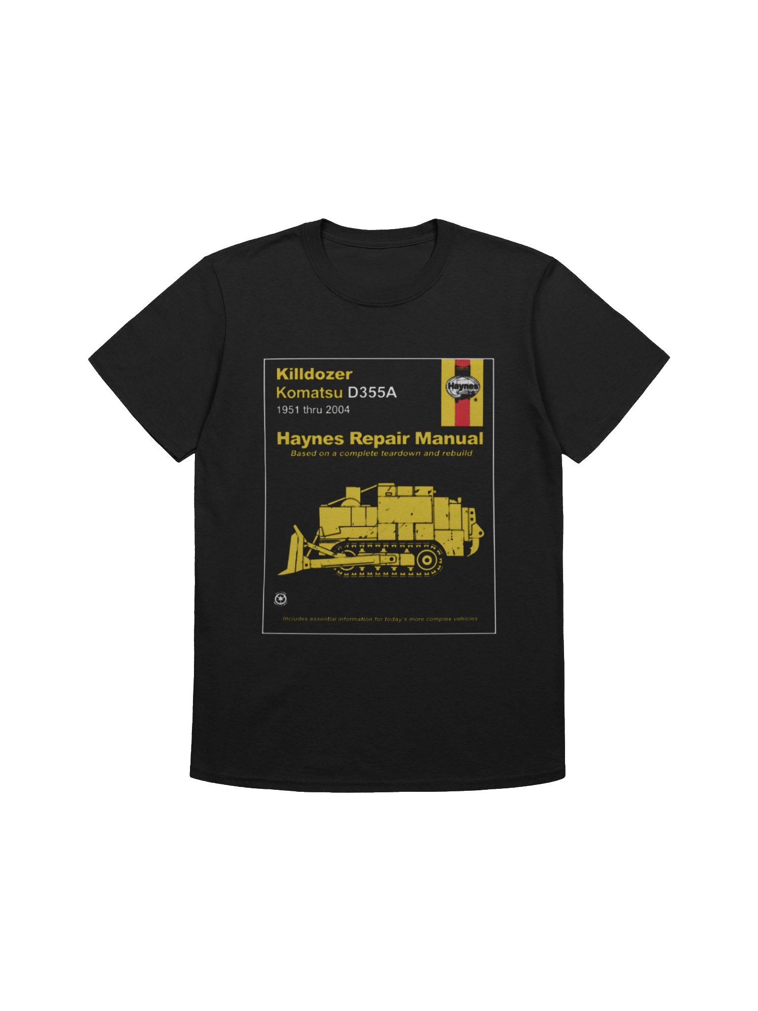 Killdozer Komatsu Haynes Repair Manual T-Shirt product image (1)