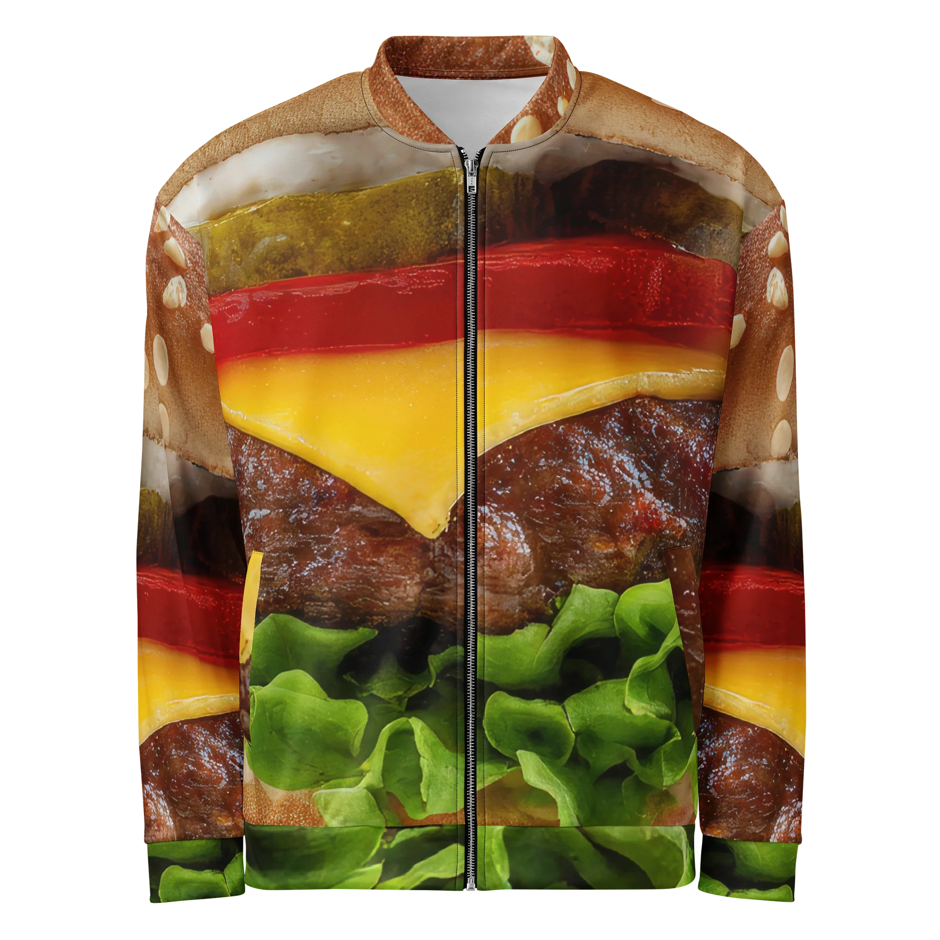 Burger Bomber Jacket product image (1)