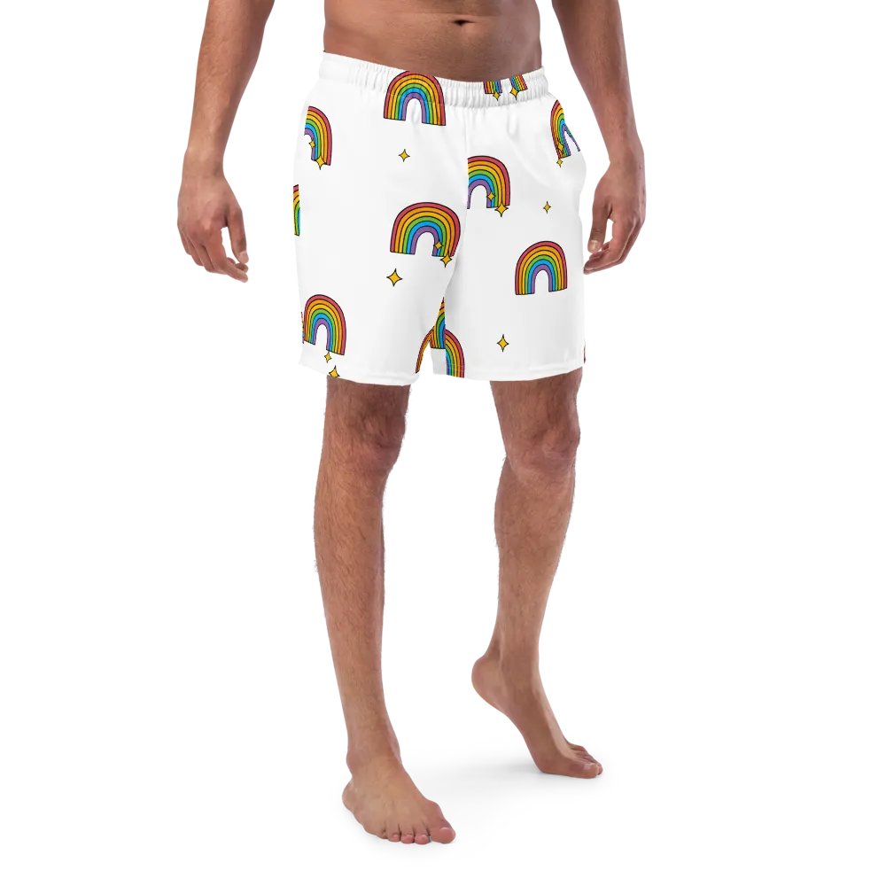 Starry Rainbow Delight Swim Shorts product image (1)