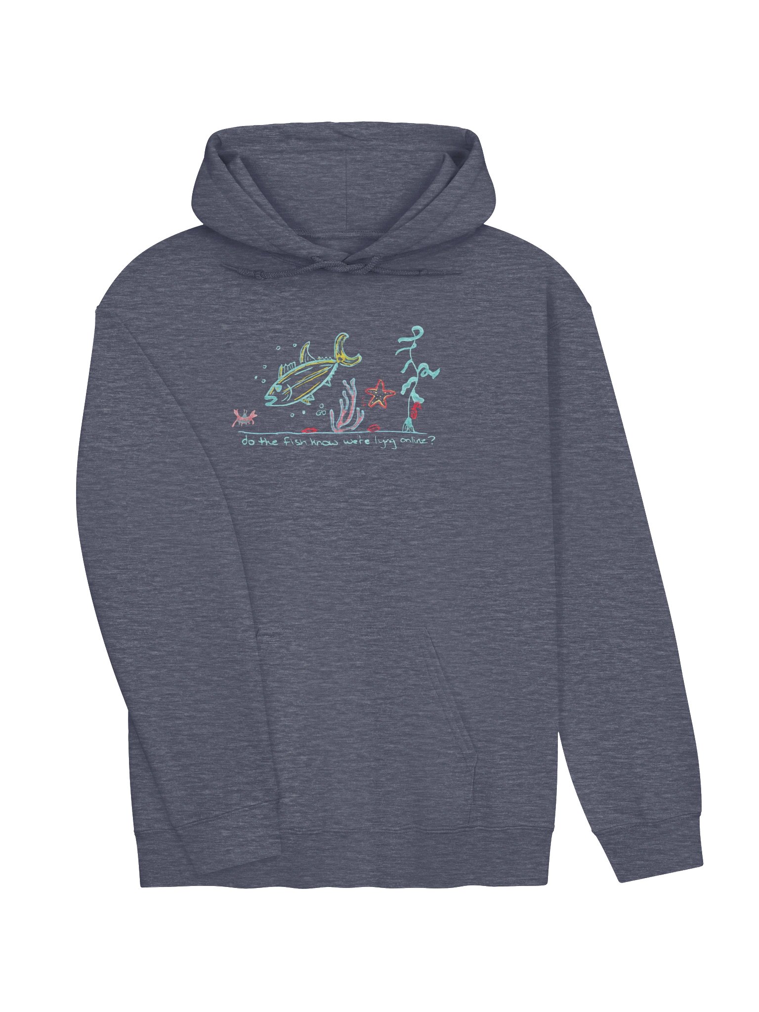 What do fish know classic hoodie product image (4)