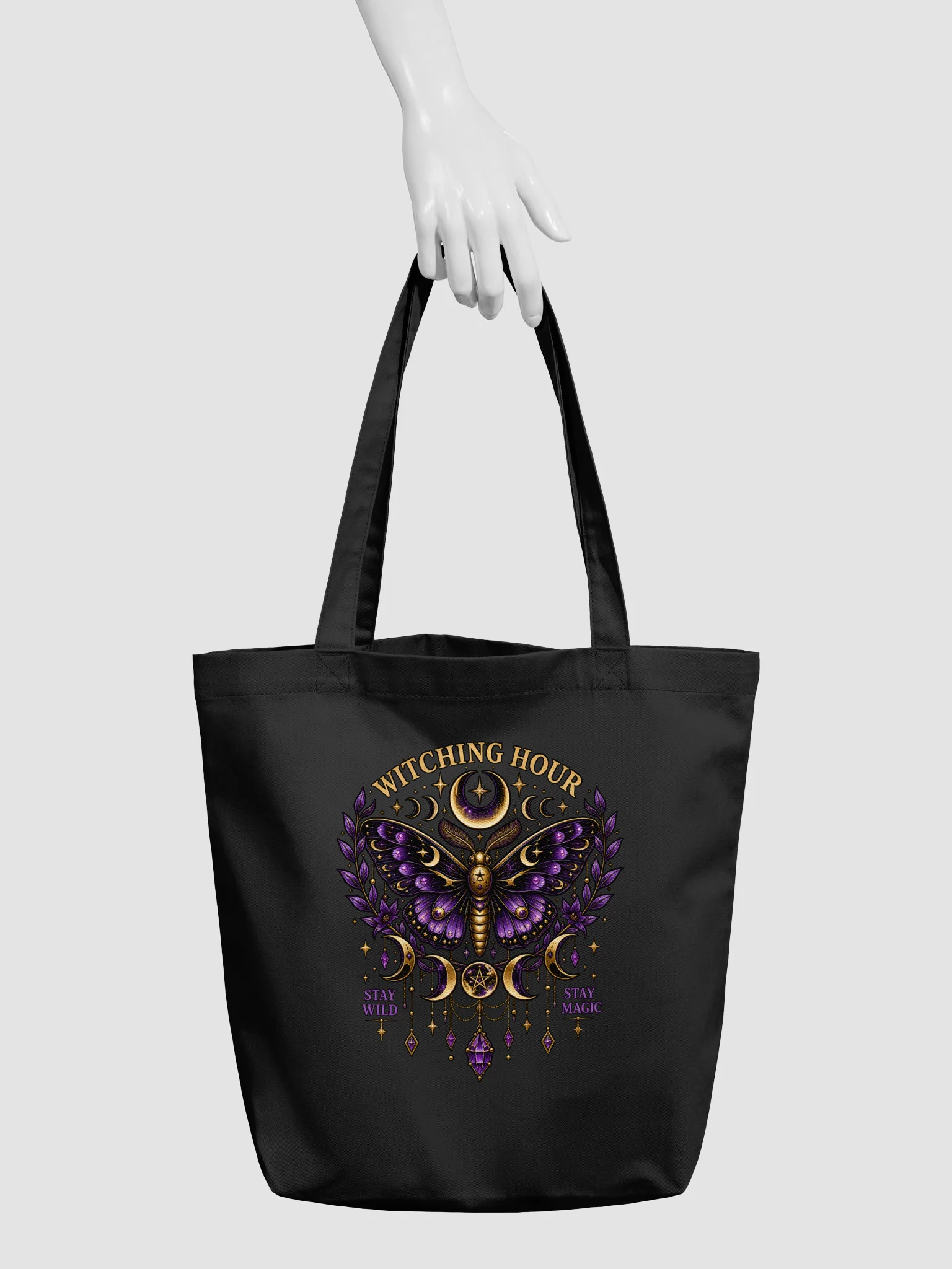 Witching Hour Tote Bag — Stay Wild. Stay Magic. product image (3)