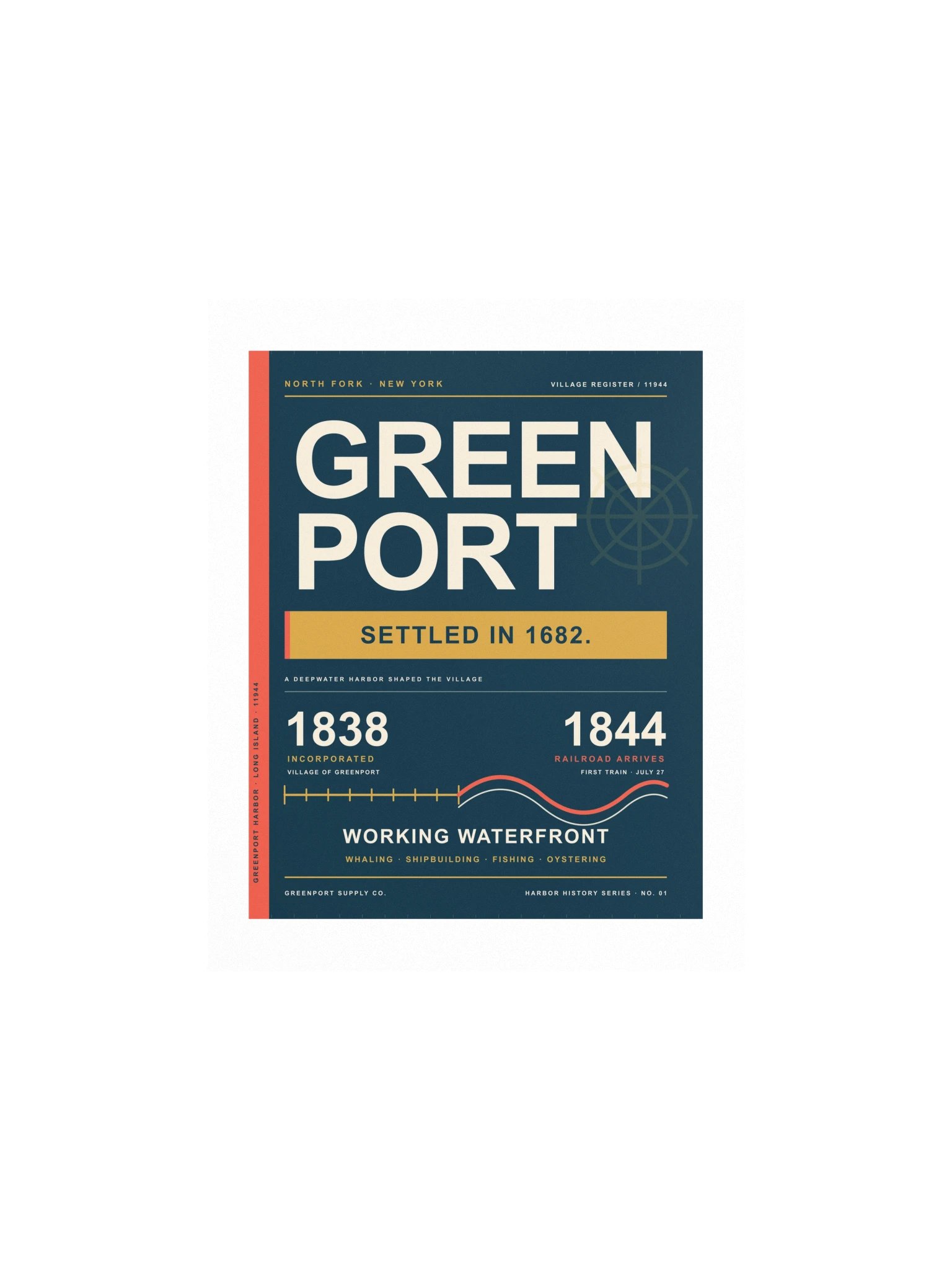 Greenport Heritage Register Art Print product image (5)