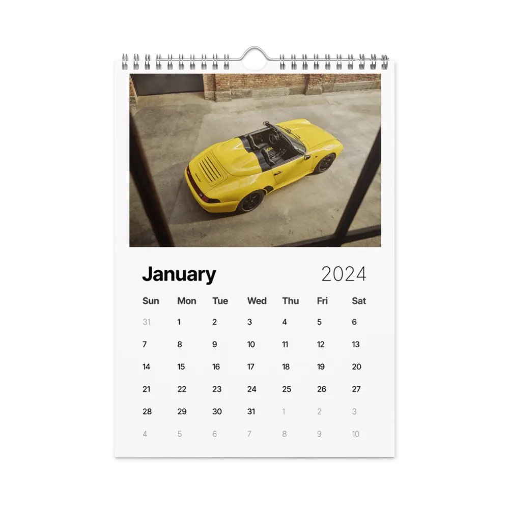 Porsche Rides 2024 Wall Calendar product image (6)