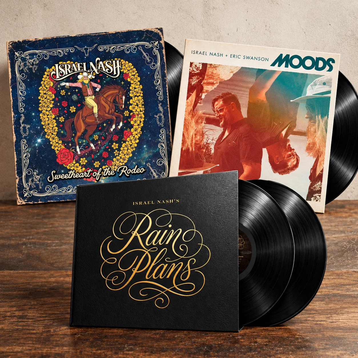 *3 Album Bundle* - Sweetheart of the Rodeo, Rain Plans (Deluxe), and MOODS product image (1)