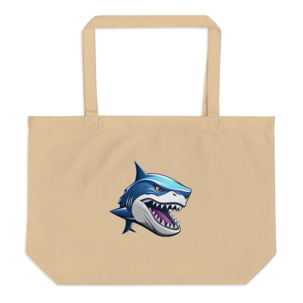 Ferocious Shark Emblem Tote product image (1)