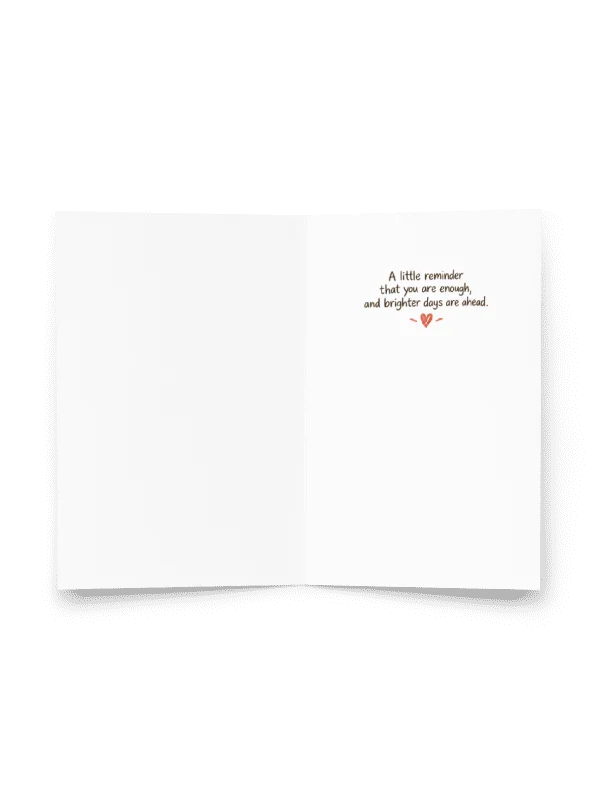 Cozy Is a Valid Coping Strategy — Hedgehog Greeting Card product image (4)