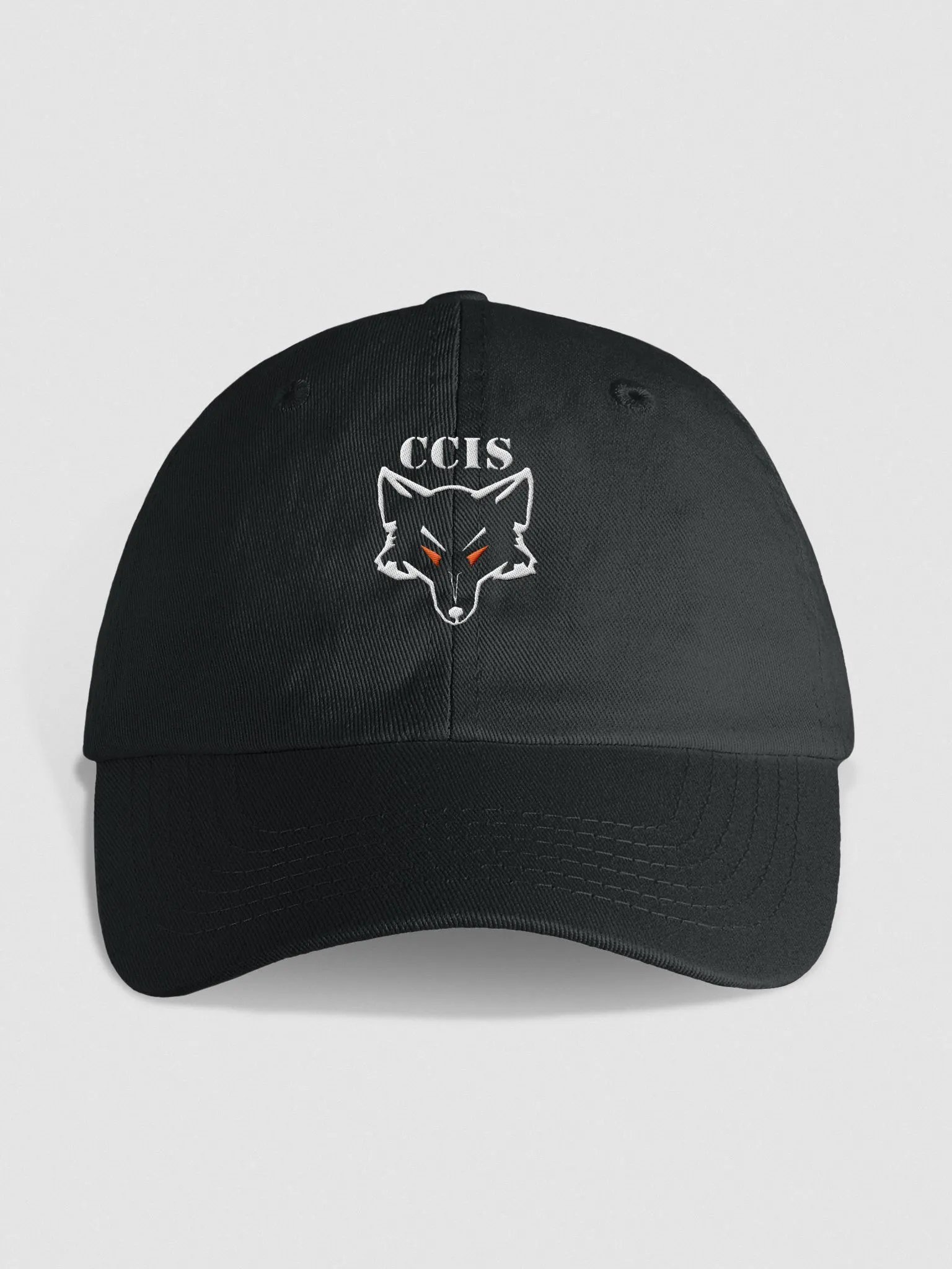 CT Cryptids Black Dog Embroidered Dad Hat product image (1)