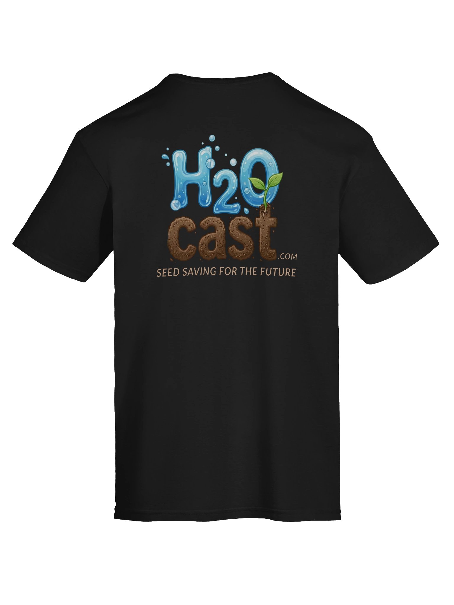 H2O Cast Eco Logo Tee Front and Back product image (7)
