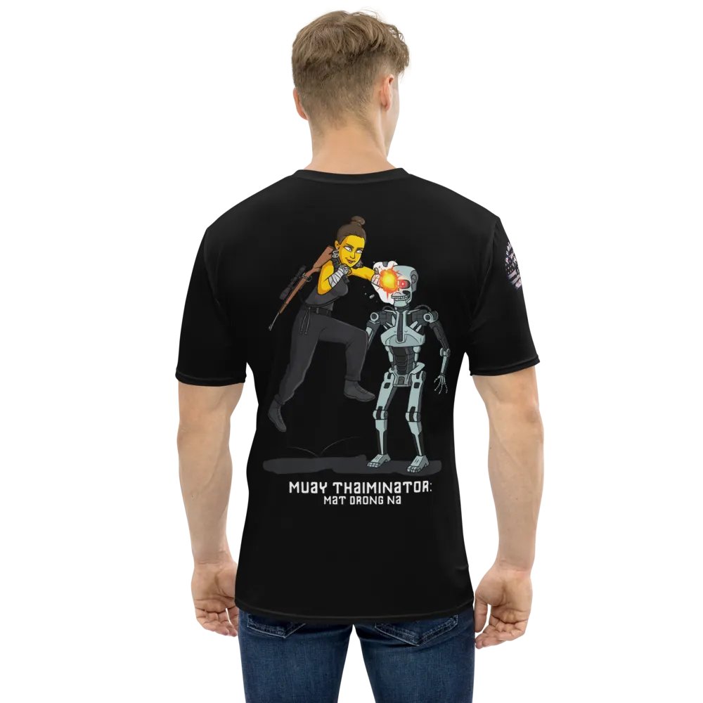 Muay Thaiminator, Training Shirt, black product image (1)