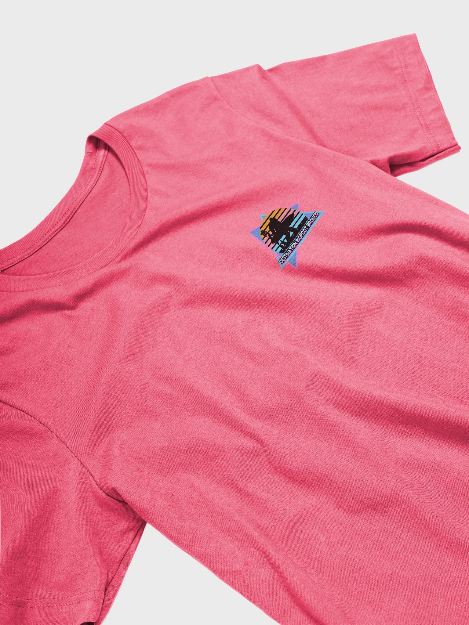 Destination Bigfoot Bronco Retro-Inspired T-Shirt (Pink) product image (3)
