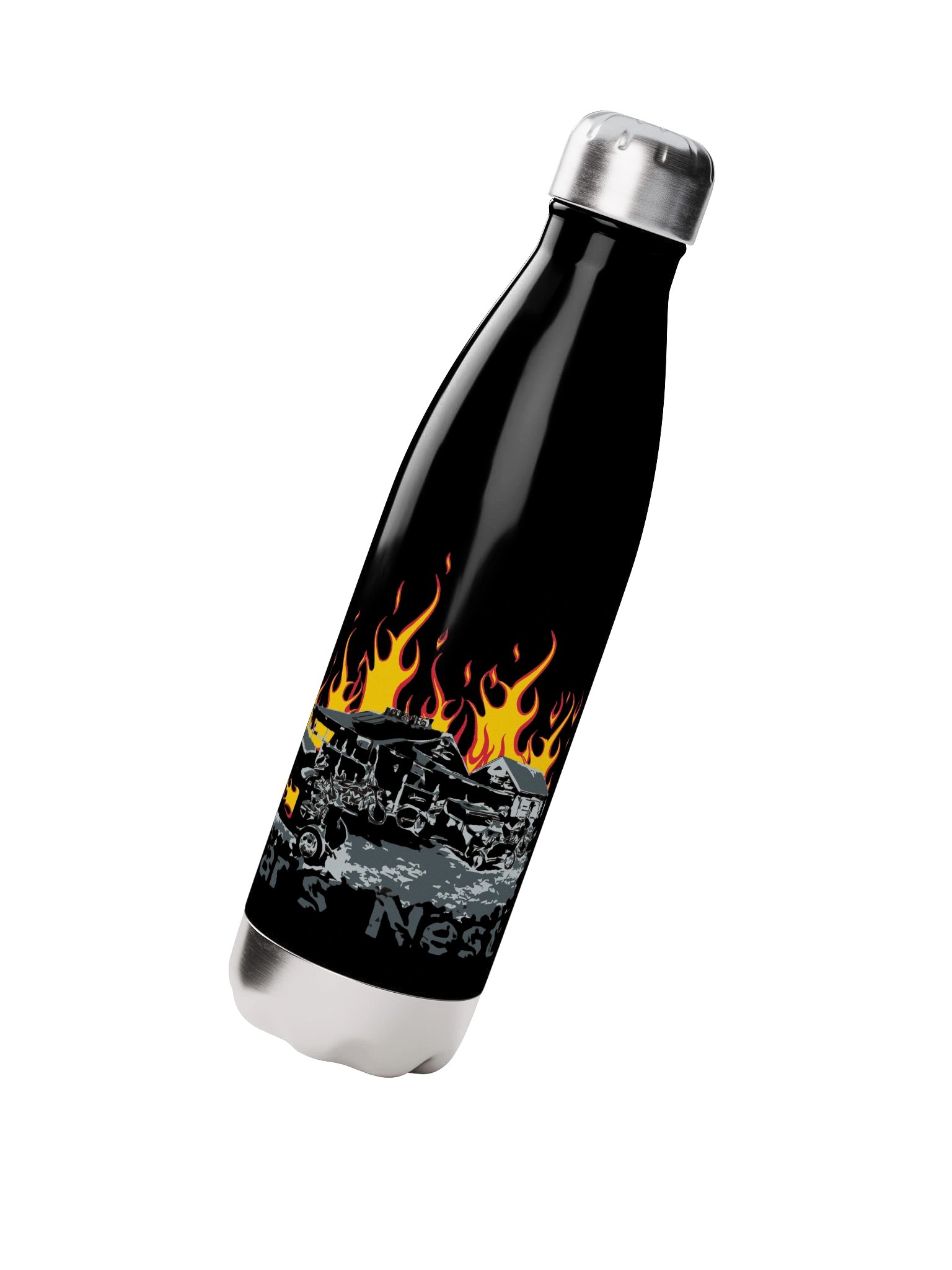 Flaming Hot Stainless Steel Water Bottle product image (2)