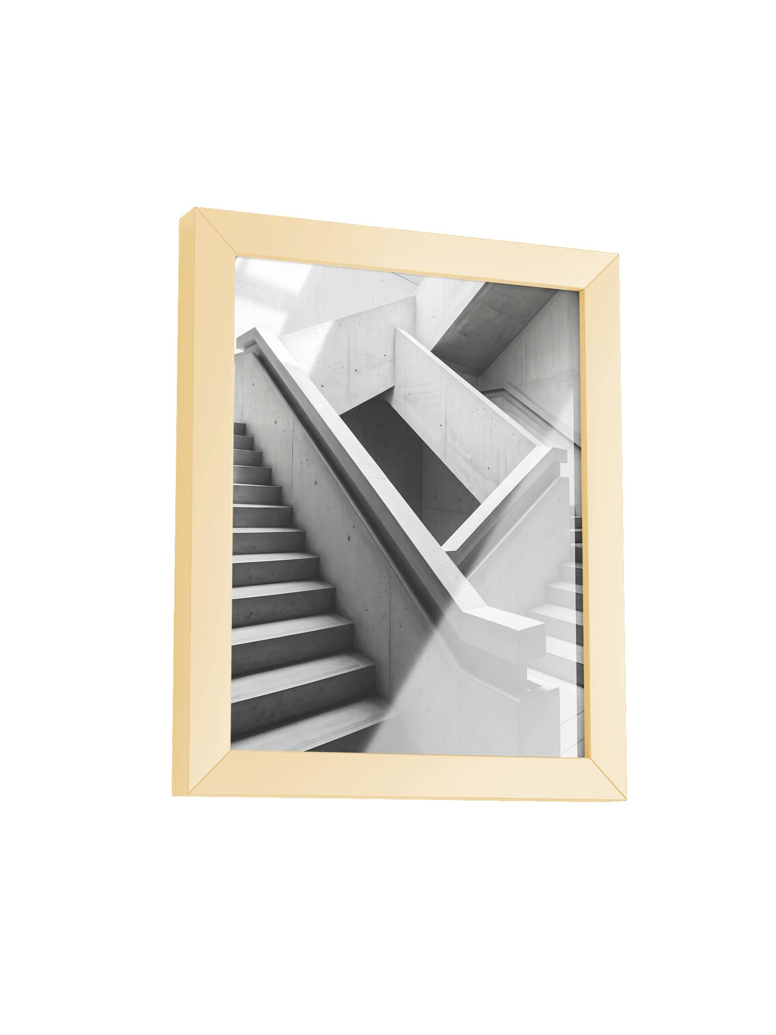 Monochrome Stair - Brutalist Architectural Photography Wall Art product image (64)