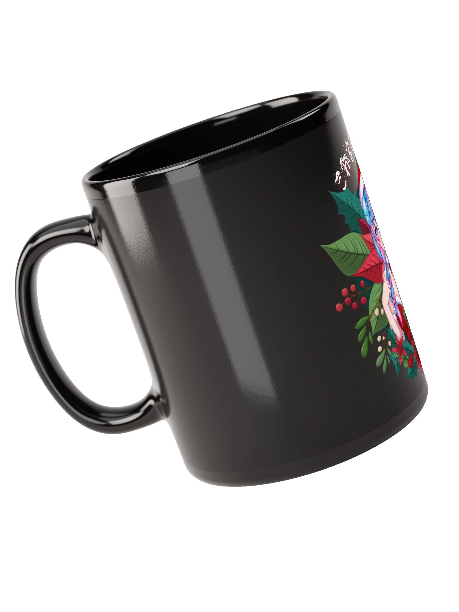 MooMoo Chistmas Wreath Glossy Mug product image (2)