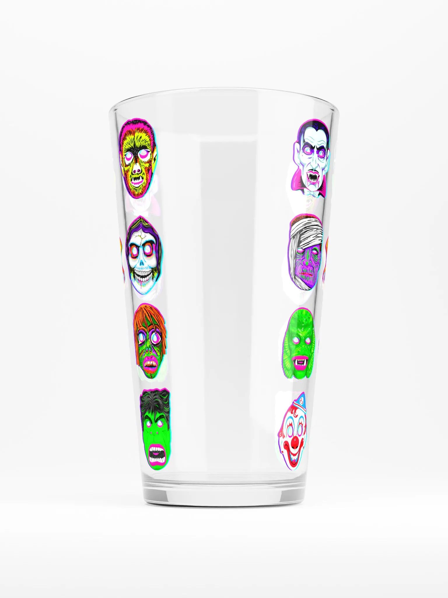 Horror Icons Pint Glass product image (2)