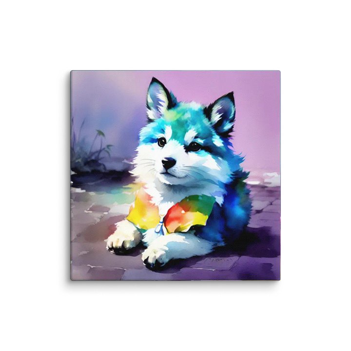 Cute Dog Digital Painting - v2 product image (1)