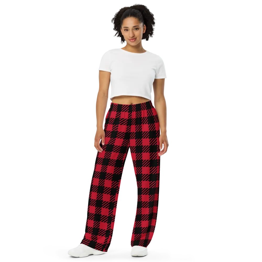 Blank & Red Wide-Leg Pants product image (10)