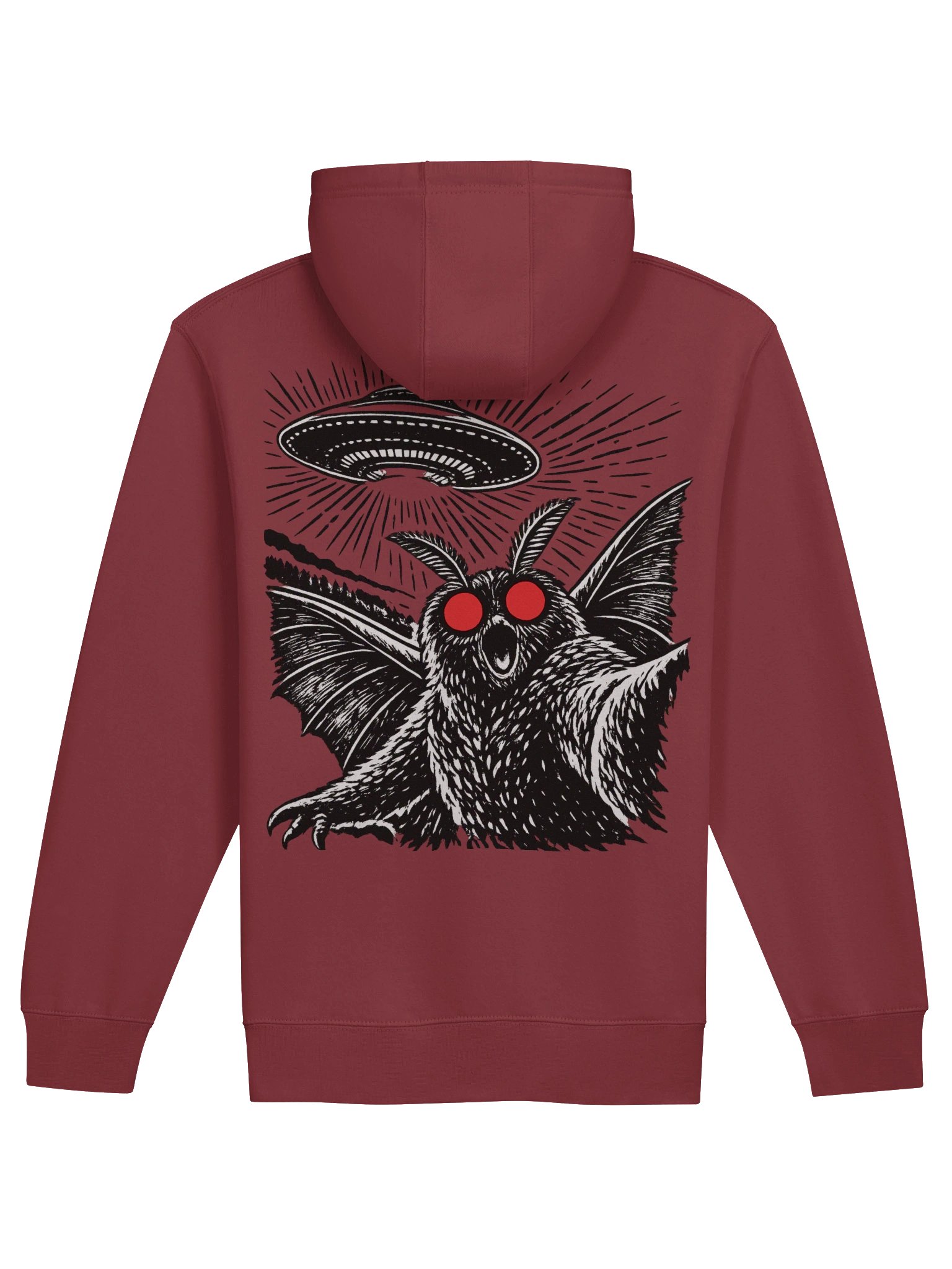 MOTHMAN SELFIE ZIP UP HOODIE product image (1)