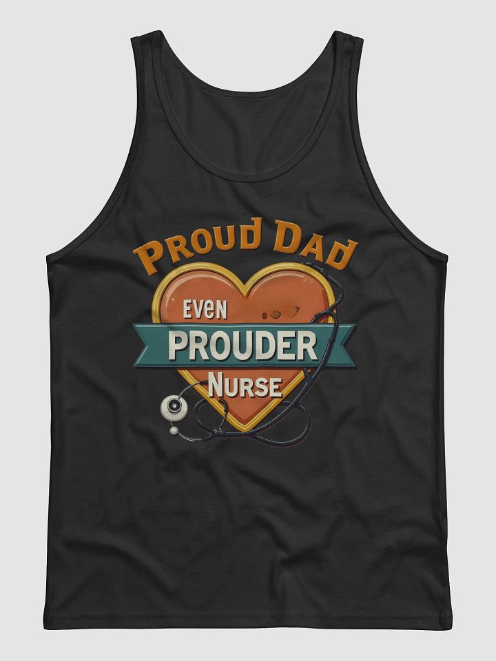Proud Nurse Dad Stethoscope Tank product image (2)