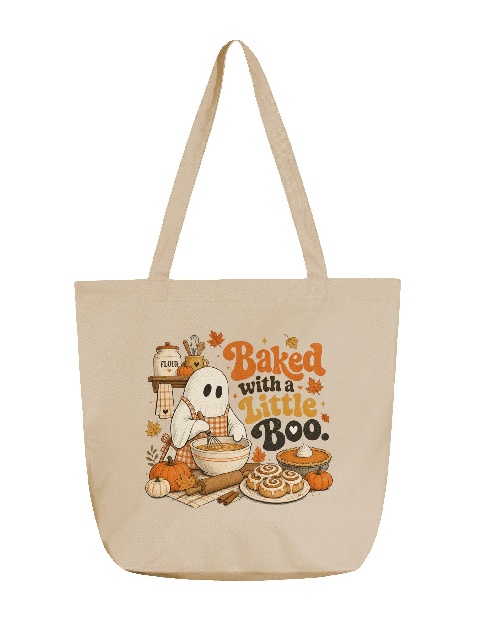 Baked with a Little Boo Halloween Tote product image (1)