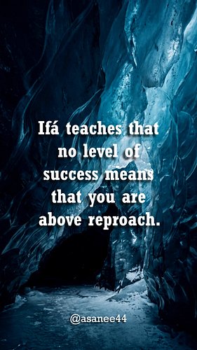 Iwori Ofun speaks to the role balanced character plays in keeping your blessings intact. Prosperity, favor, and good fortune ...
