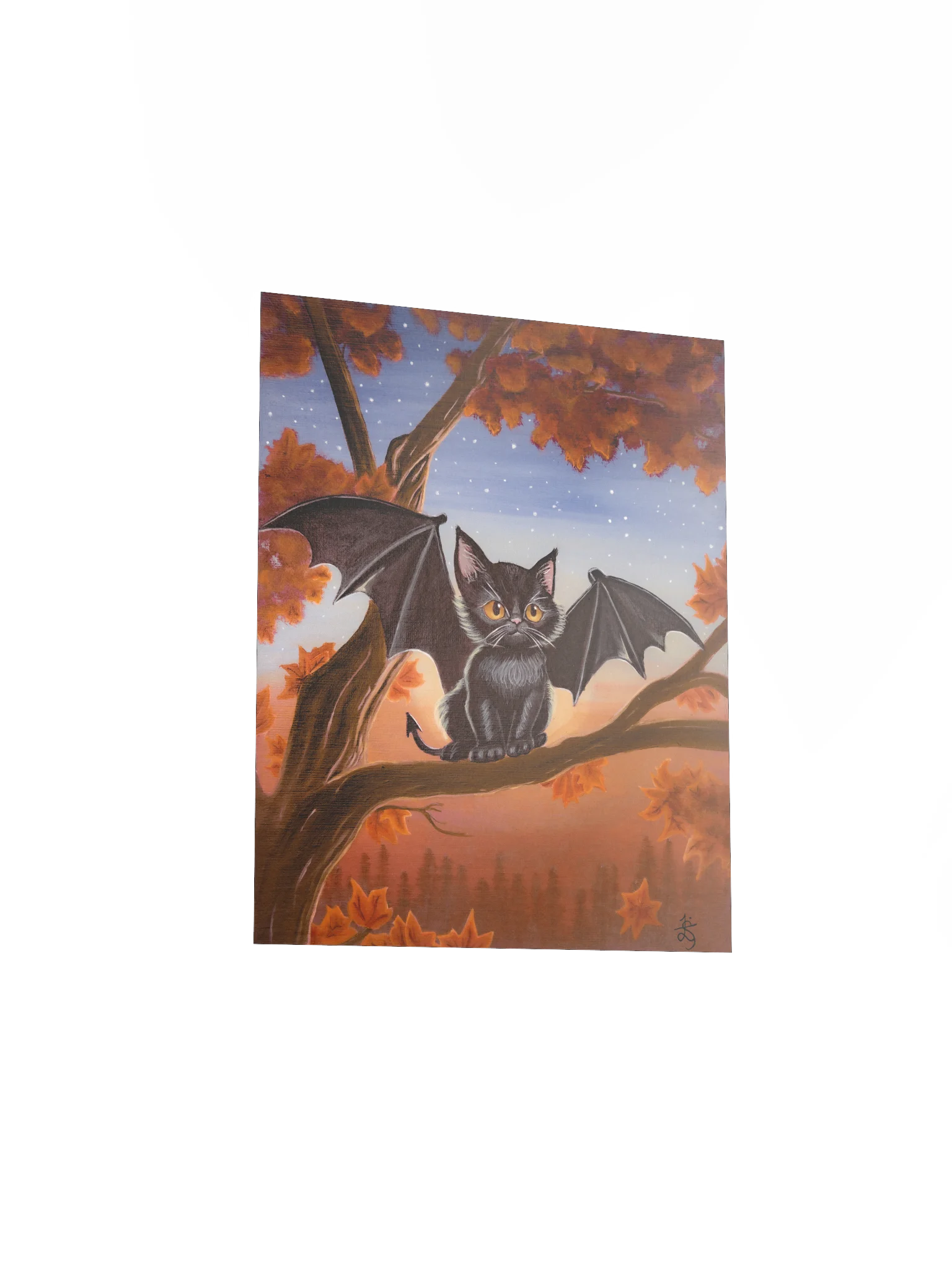 Bat Cat Original Art Print product image (3)