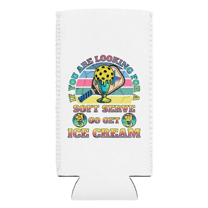 Soft Serve Go Get Ice Cream Pickleball Trophy Treat Can Cooler product image (2)