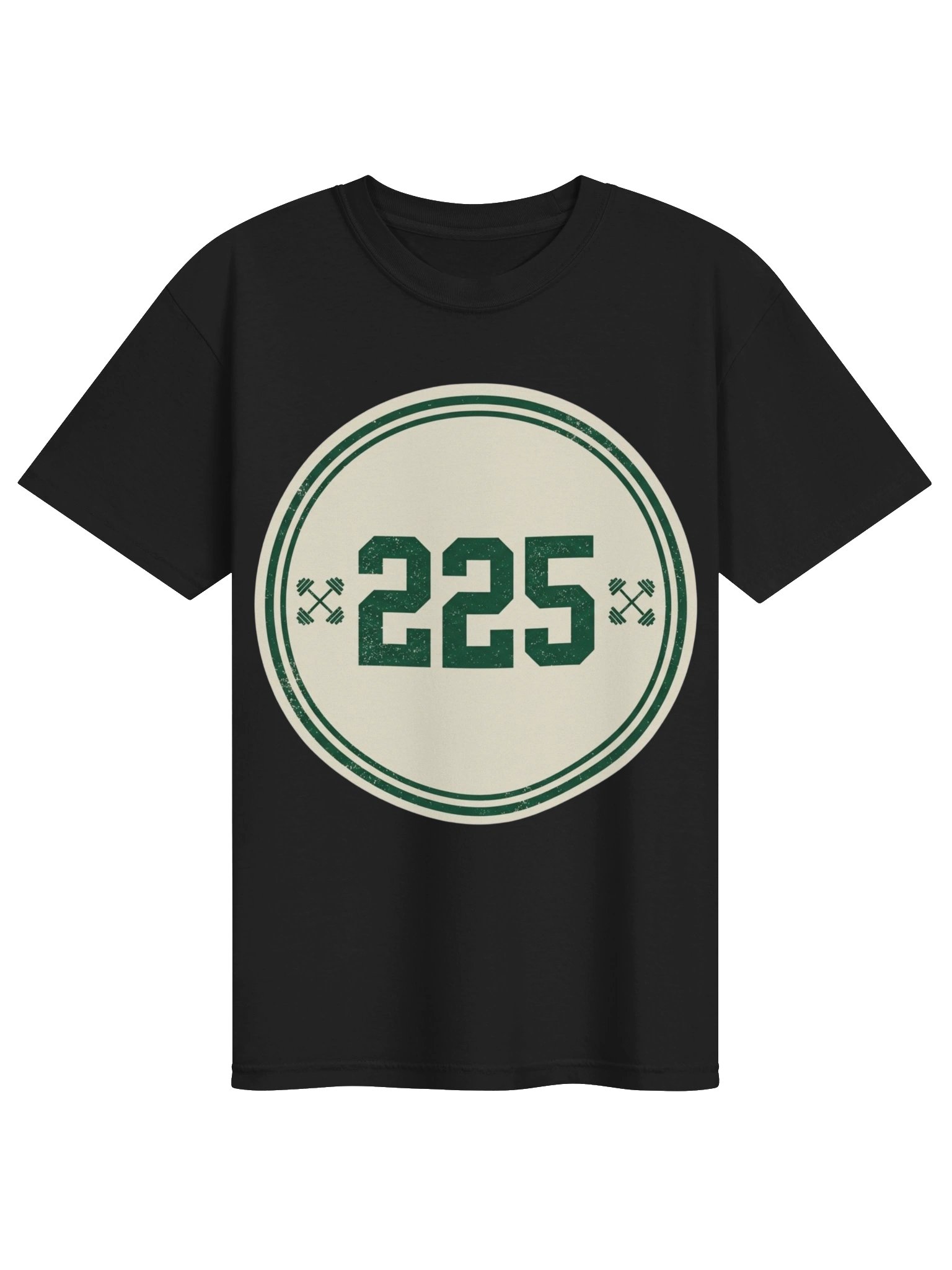 225 Club Milestone Retro Gym T-Shirt for Weightlifters product image (2)