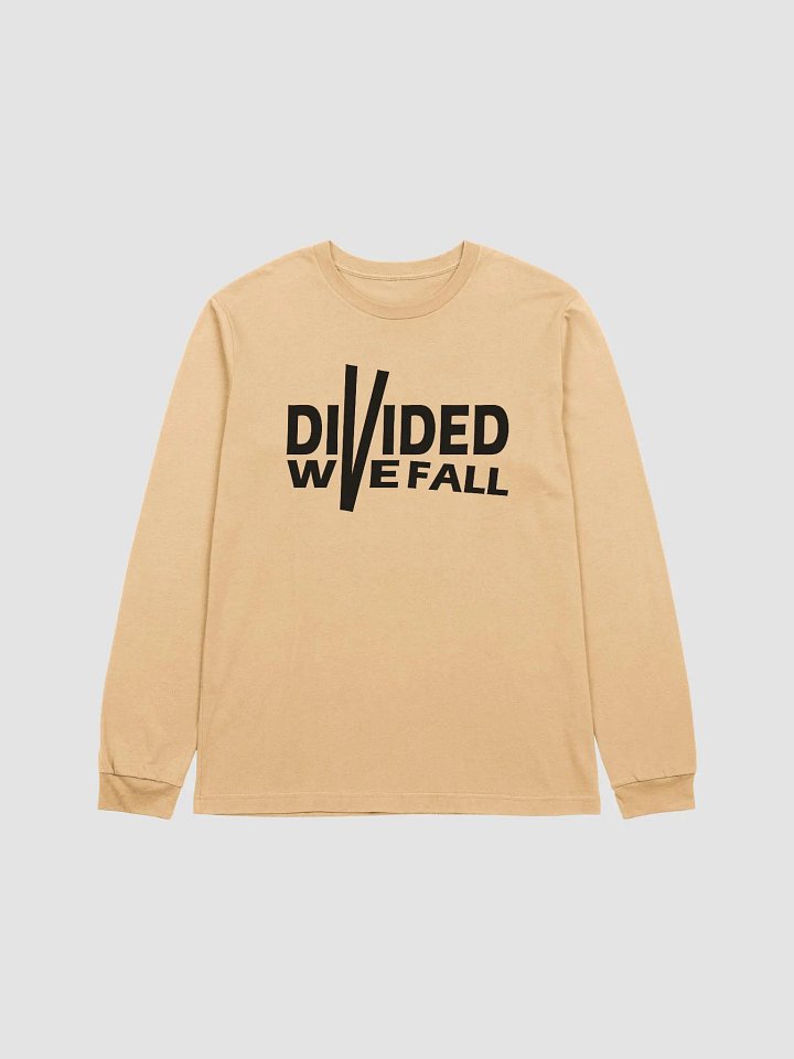 Divided We Fall - Black - Bella+Canvas Supersoft Long Sleeve T-Shirt product image (2)