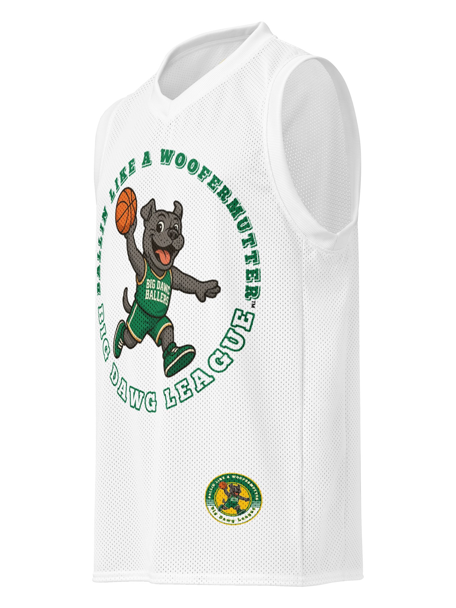 Cane Corso Ballin Like A WooferMutter™ Premium Basketball Jersey product image (2)