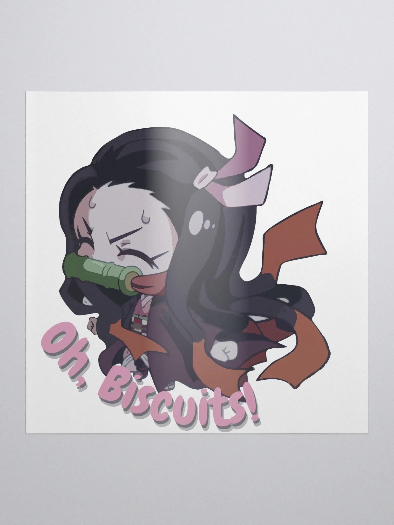 Oh no Nezuko Sticker product image (1)