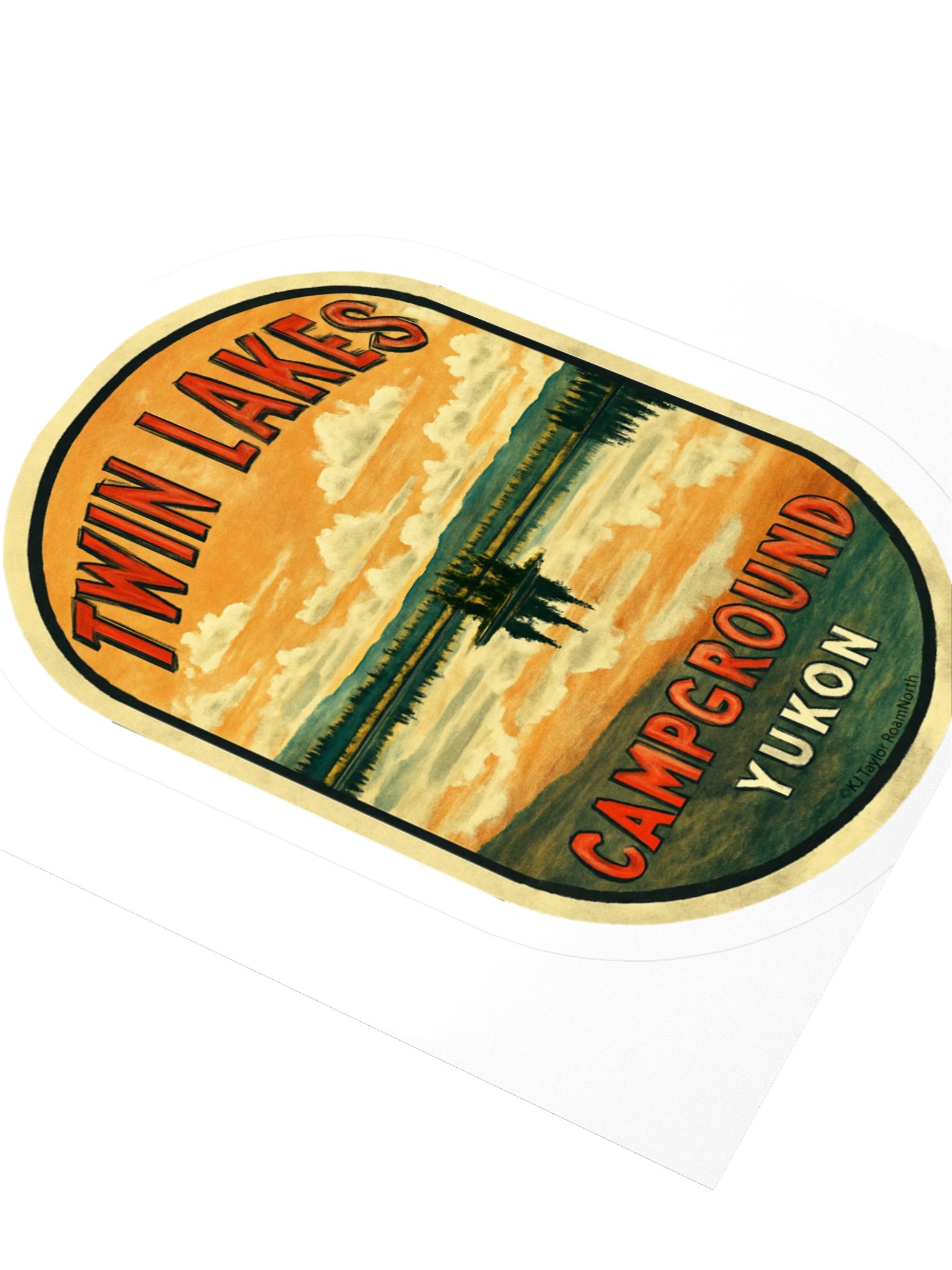 Twin Lakes Campground Decal product image (3)