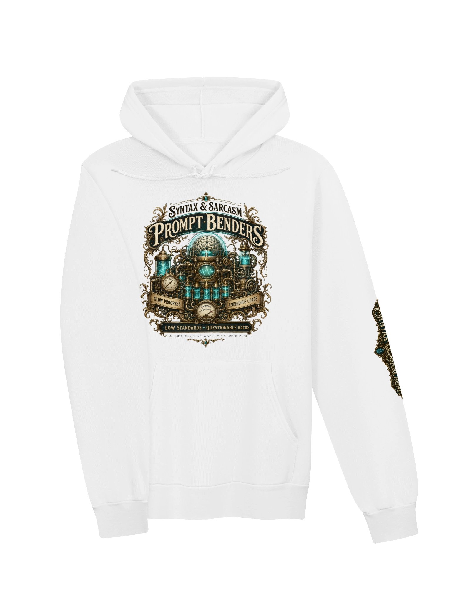Syntax & Sarcasm Prompt Benders Premium Oversized Hoodie product image (4)