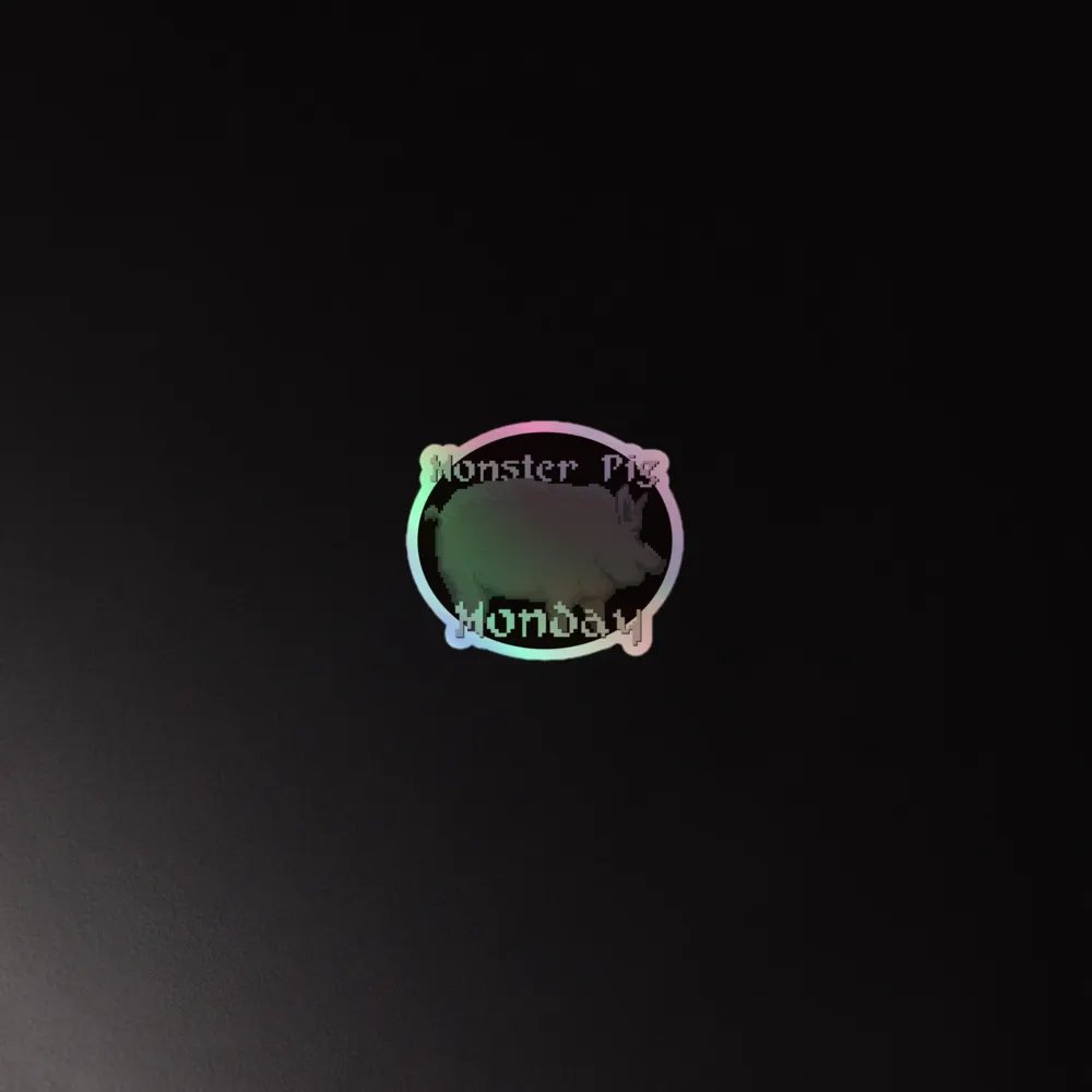 Holo Monday Sticker product image (2)