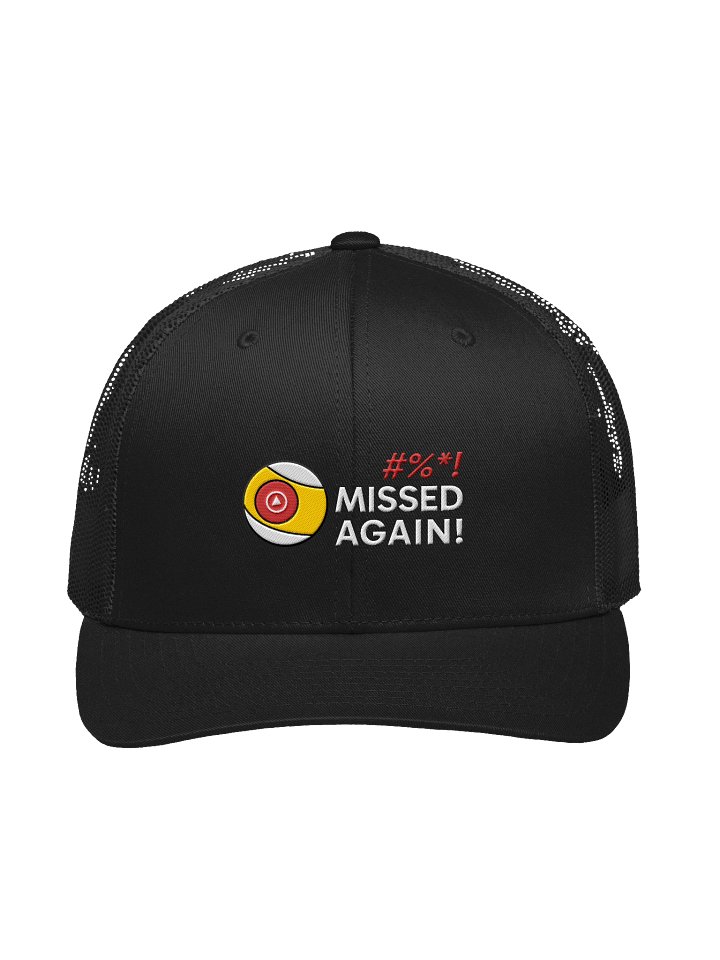Missed Again! Logo Cap (Trucker - Black) product image (1)