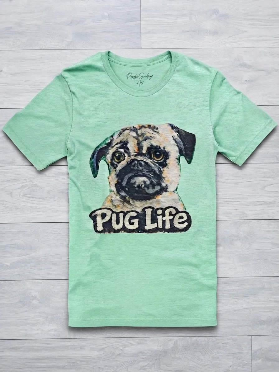 "Pug Life" Soft T-Shirt product image (1)