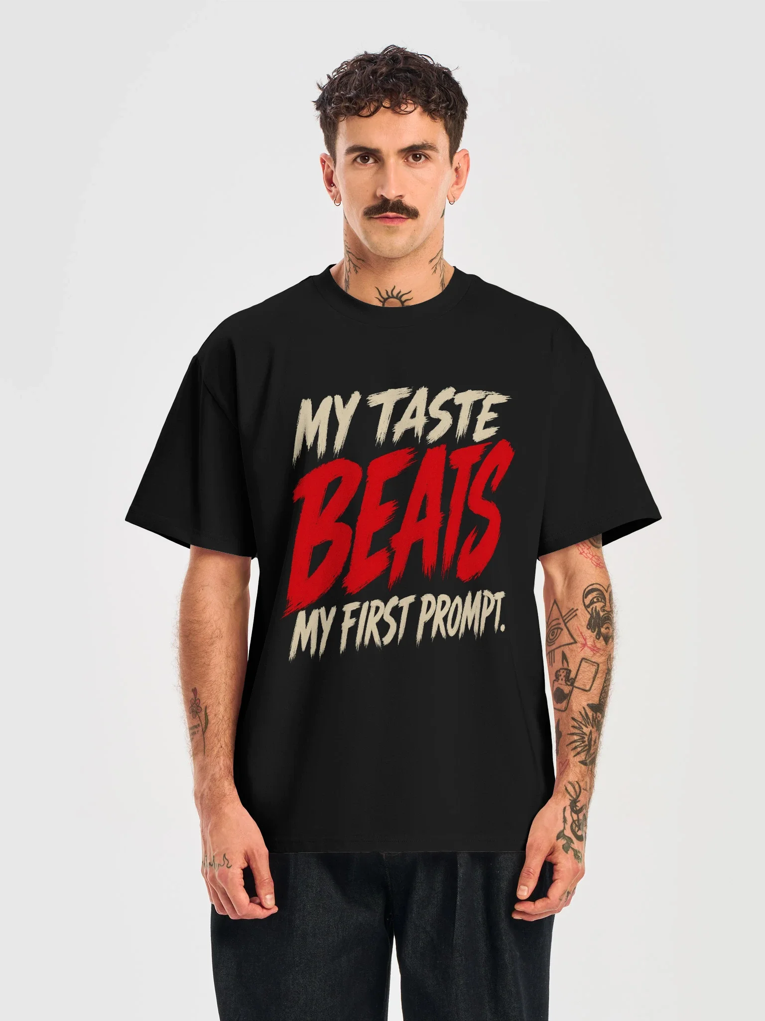 Taste Beats the First Prompt Tee — view 5