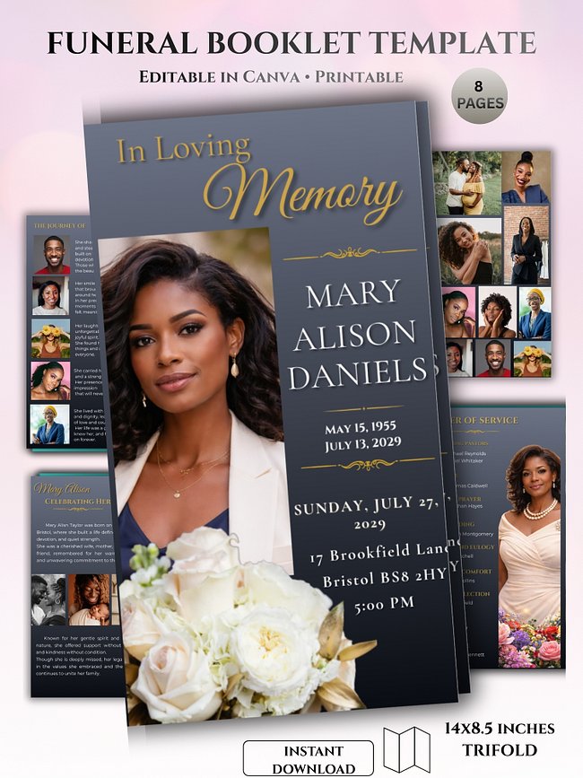 Civilian & Child Funeral Programs and Memorials