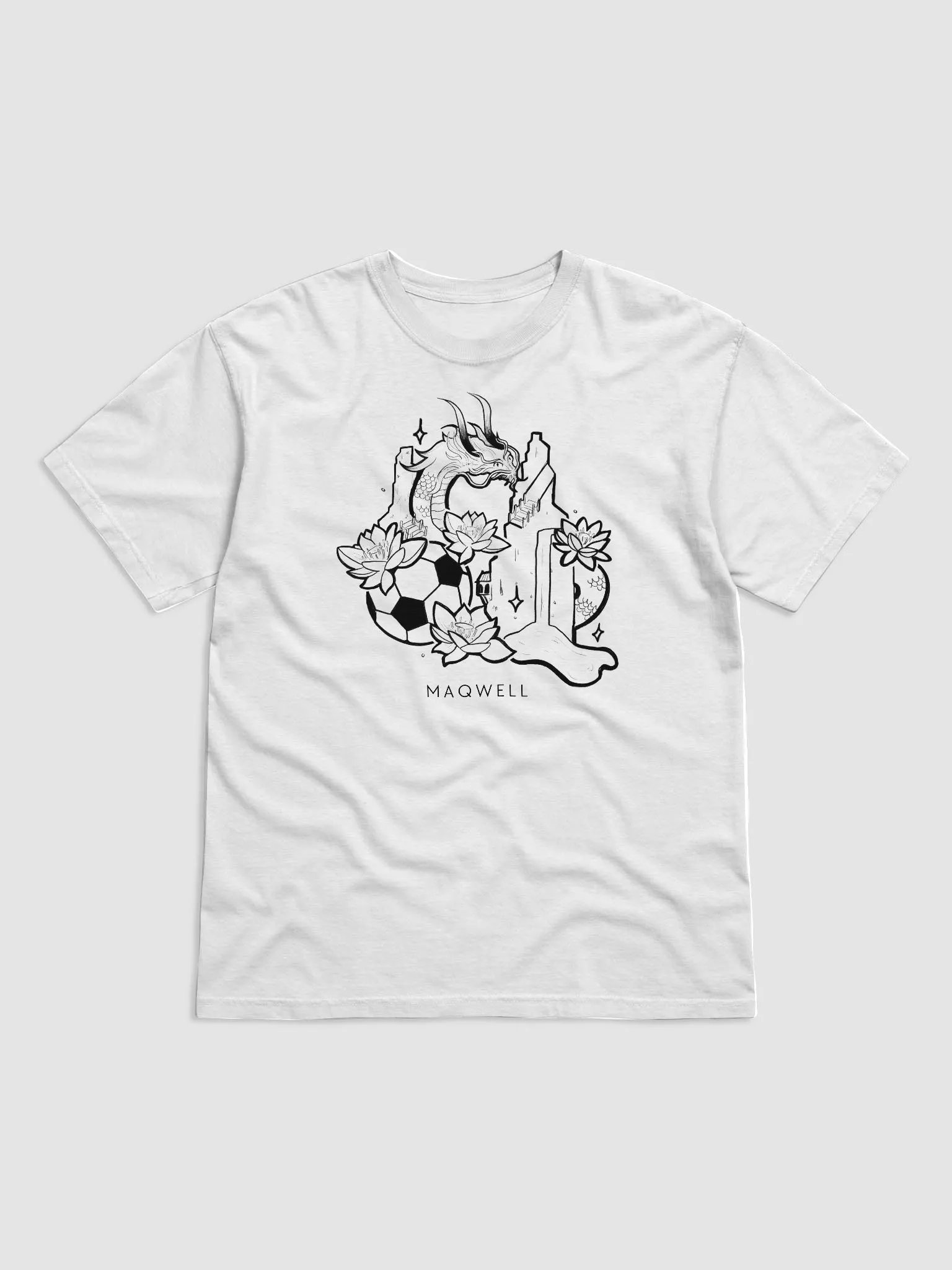 White Maqwell Viet Dragon T-Shirt product image (1)