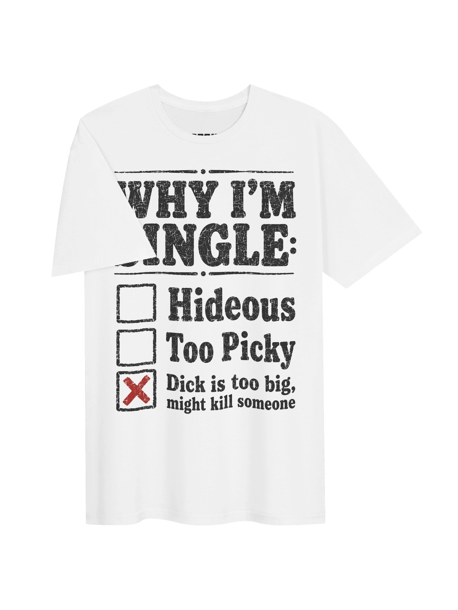 Why I’m Single Funny Adult Checklist T-Shirt product image (22)