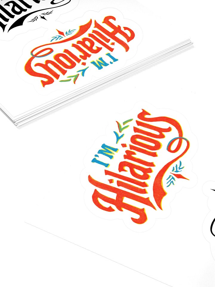 I'm Hilarious sticker product image (2)