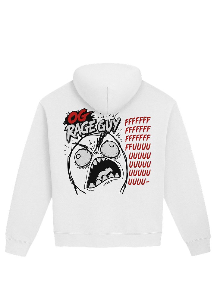 OG RAGE GUY Hoodie — White product image (2)